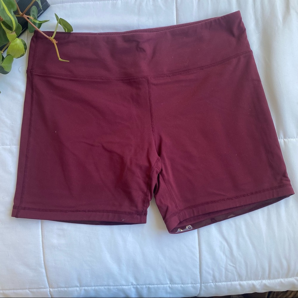 I Am Becoming |IAB| Spandex Shorts Maroon Size XL